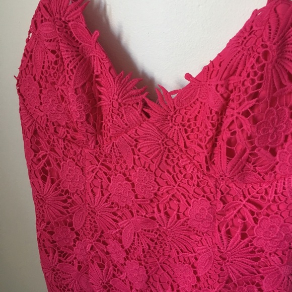 Bardot Tayla Pink Lace Cocktail Midi Dress NWT - Picture 8 of 8